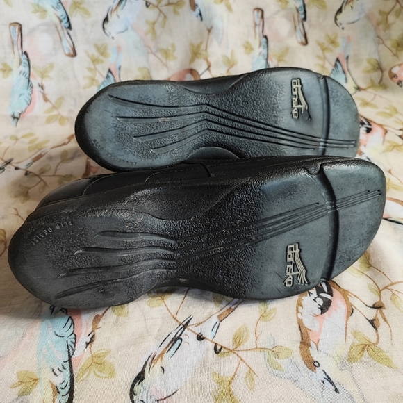 Dansko Professional Black Ribbed Work Shoes Women's Size 8 EUR 38 PreLoved Used - Picture 2 of 12